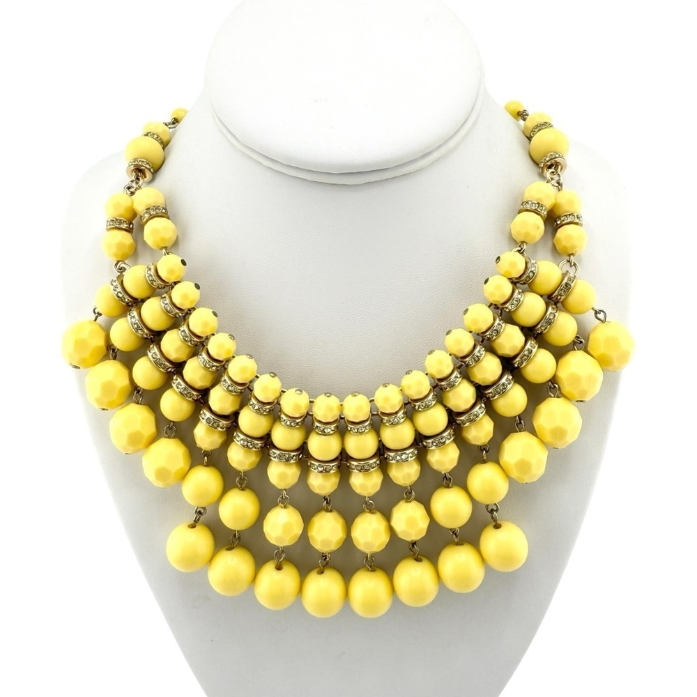 Banana Republic Vibrant Yellow Statement Necklace